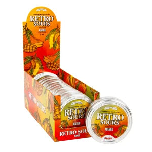 RETRO SOURS MANGO 2.12 OZ TIN 8CT