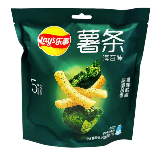 Lays Seaweed Cheddar French Fries