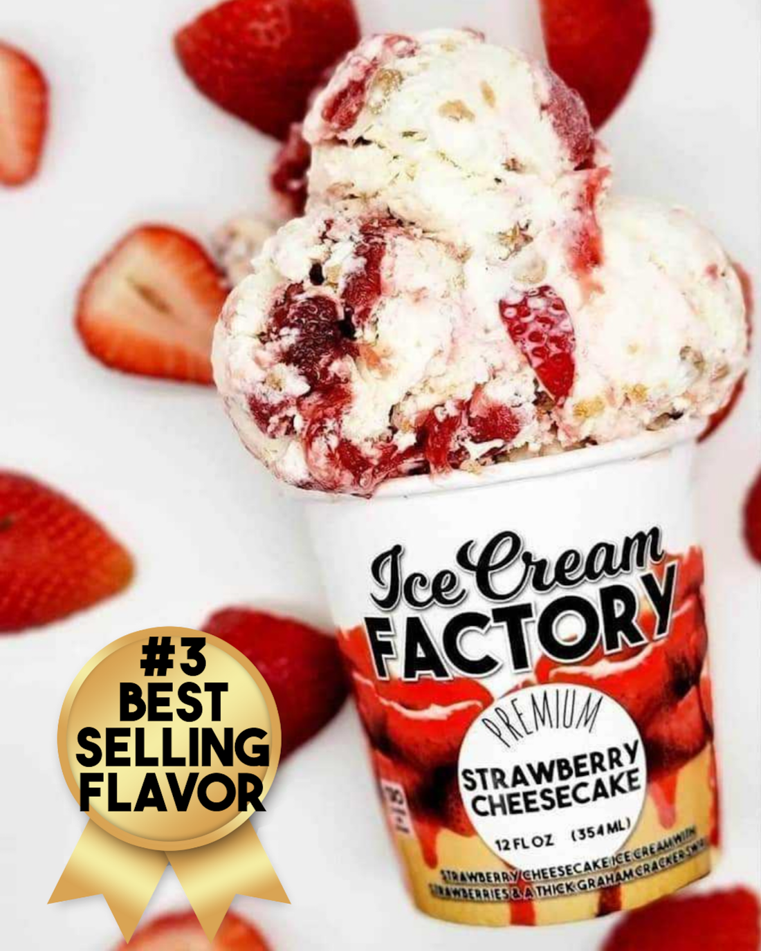 Strawberry Cheesecake 12 oz